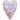 26" Satin Floral Mother's Day Heart - Premium Party Distribution