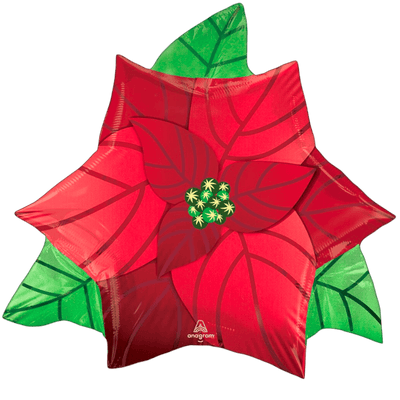 26" Satin Infused Poinsettia - Premium Party Distribution