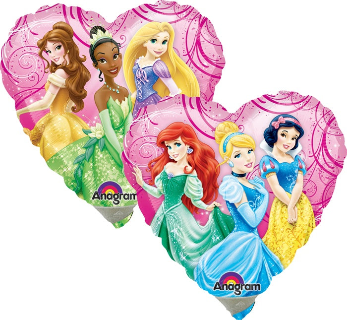 Princess Garden Heart Foil Balloon