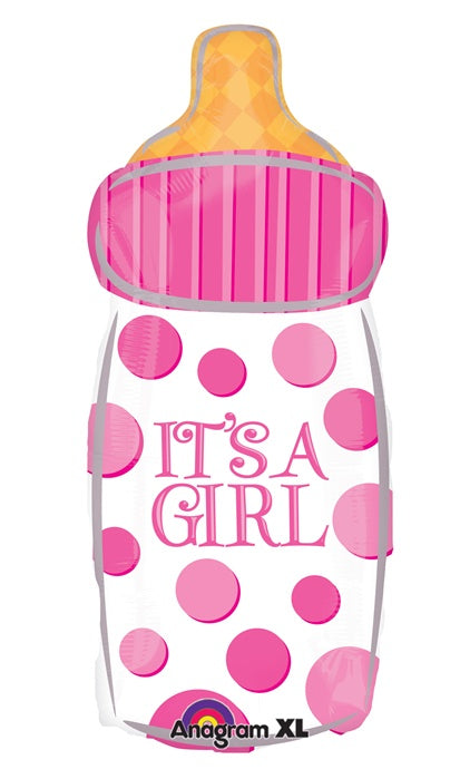 23 inch HX It's a Girl Baby Bottle