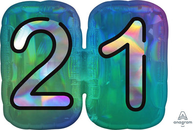27" Finally 21 Balloon - Anagram - Premium Party Distribution