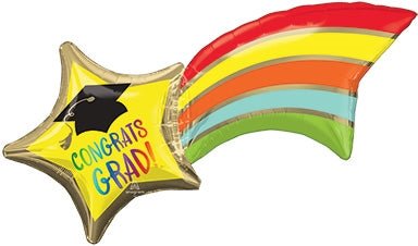 27" Rainbow Grad Shooting - Premium Party Distribution