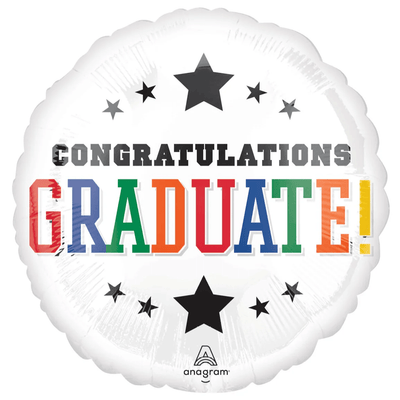 28" Congratulations Grad Brights (5ct) - Premium Party Distribution