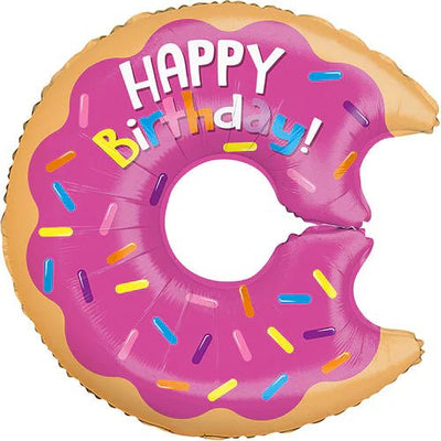 28" Happy Birthday Donut - Premium Party Distribution