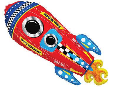 28" Happy Birthday Rocket (5ct) - Premium Party Distribution