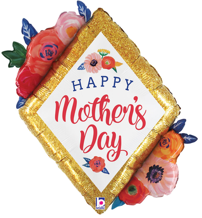 28" Happy Mother's Day Diamond - Betallic - Premium Party Distribution
