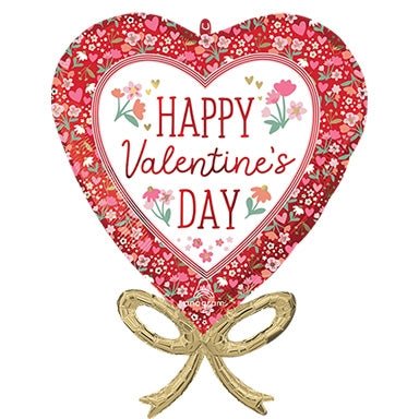 28" Happy Valentines Day Boho Bow - Premium Party Distribution