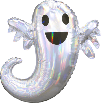 28" Iridescent Ghost (5ct) - Premium Party Distribution