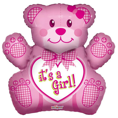 28" It's a Girl Bear - Premium Party Distribution
