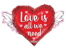 28" Love Is All We Need Foil Balloon - ConverUSA - Premium Party Distribution