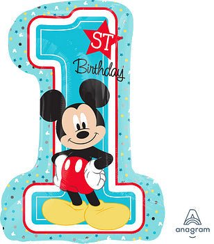 28" Mickey 1st Birthday - Premium Party Distribution