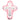 28" Pink Cross Foil Balloon (1 Count) - Anagram - Premium Party Distribution