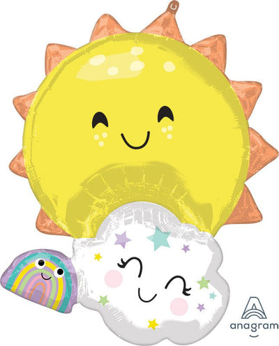 28" Rainbow Family Balloon - Premium Party Distribution