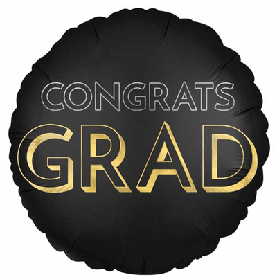 28" Satin Celebrate the Grad (5ct) - Premium Party Distribution