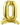 28" Standing Number Balloon - Gold - Premium Party Distribution