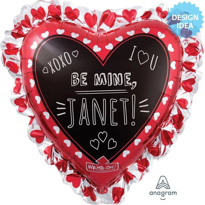 28" Write On Heart - Premium Party Distribution