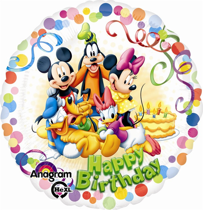 18 inch Mickey & Friends Party Round Balloon