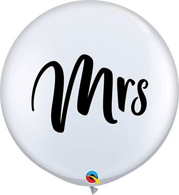 3' Mrs (2ct) - Qualatex - Premium Party Distribution