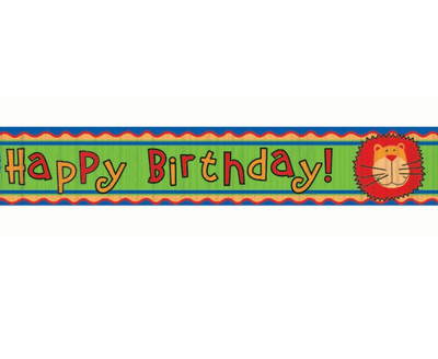 30' Crepe Streamer - Wild Kingdom - Premium Party Distribution