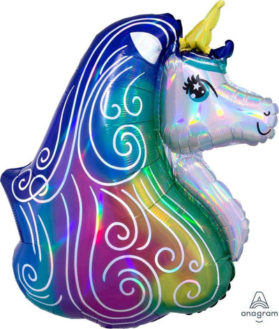 30" Iridescent Rainbow Unicorn - Premium Party Distribution
