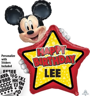 30" Mickey Mouse Birthday - Personalizable - Premium Party Distribution