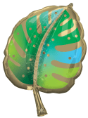 30” Palm Frond SuperShape Balloon (5ct) - Premium Party Distribution