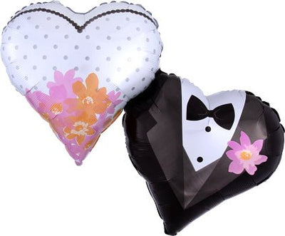 30" Wedding Couple Hearts - Premium Party Distribution