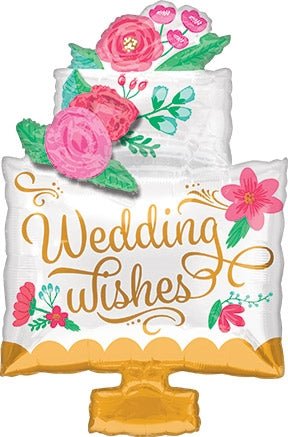 30" Wedding Wishes Cake - Premium Party Distribution