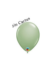 5 inch Qualatex CACTUS latex balloons