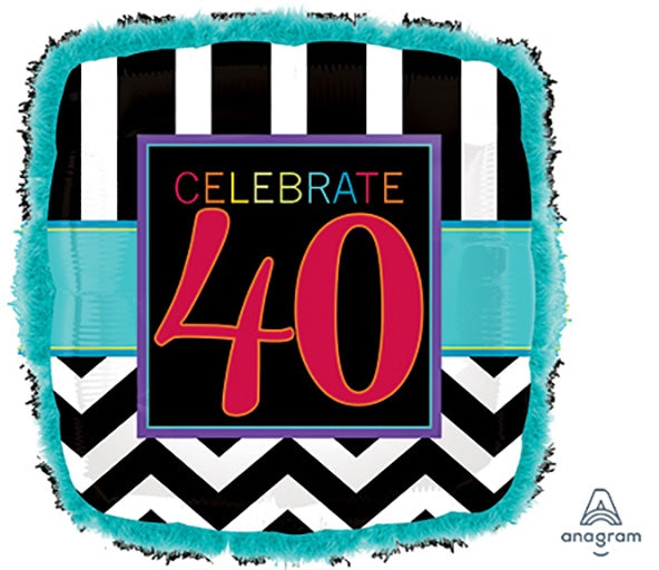 40th Birthday Celebration Balloon