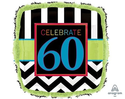 32" Doo - Dads 60th Birthday Celebration with Boa Trim - Premium Party Distribution
