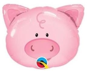 32" Playful Pig Head - Premium Party Distribution