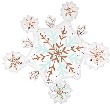 32" Satin Winter Wonderland Snowflake - Premium Party Distribution