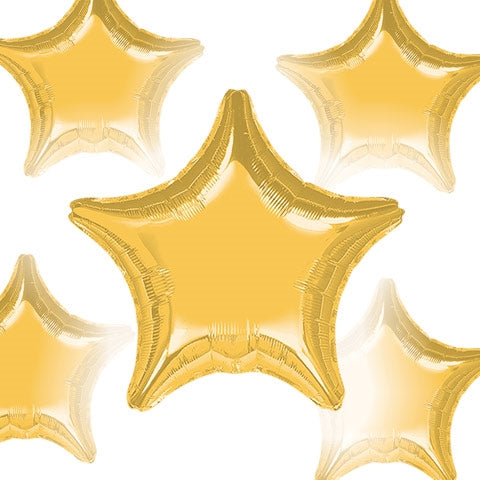 Gold Star Foil Balloon