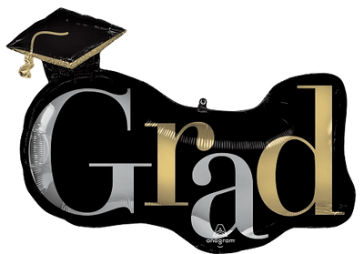 33" Grad with Cap - Premium Party Distribution
