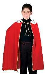 33" King/Queen Cloak - Red - Premium Party Distribution