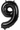 34" Balloon Numbers - Black - Premium Party Distribution