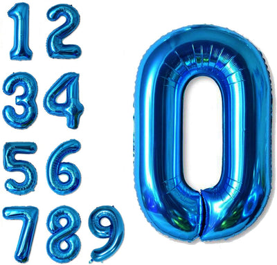 34" Balloon Numbers - Blue - Premium Party Distribution