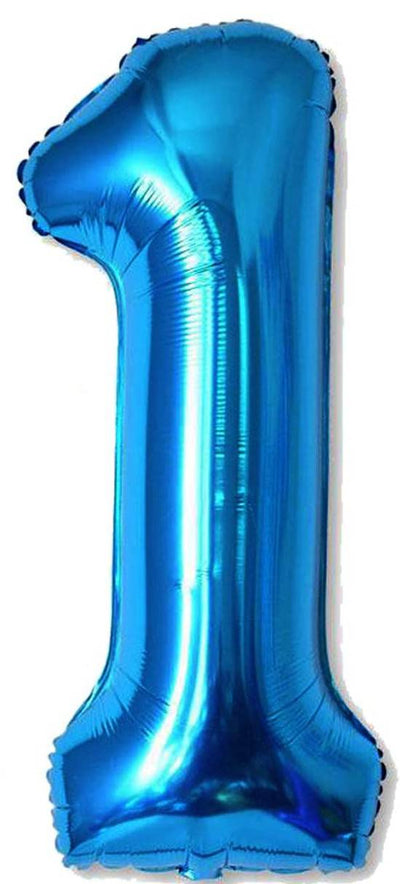 34" Balloon Numbers - Blue - Premium Party Distribution
