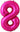 34" Balloon Numbers - Fuchsia - Premium Party Distribution