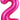 34" Balloon Numbers - Fuchsia - Premium Party Distribution