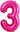 34" Balloon Numbers - Fuchsia - Premium Party Distribution
