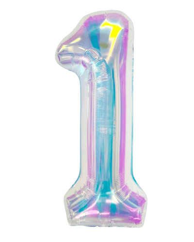 34" Balloon Numbers - Iridescent - Premium Party Distribution