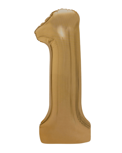 34" Balloon Numbers - Matte Gold - Premium Party Distribution