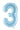 34" Balloon Numbers - Pastel Blue - Premium Party Distribution