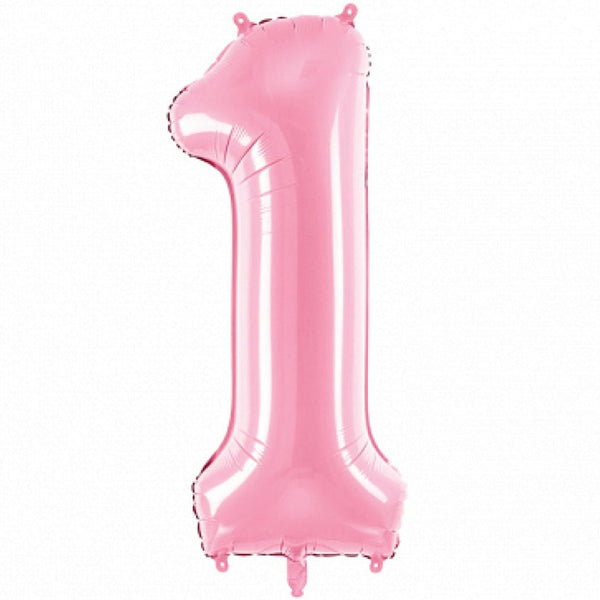 34" Balloon Numbers - Pastel Pink - Party America - Premium Party Distribution