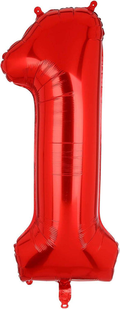 34" Balloon Numbers - Red - Premium Party Distribution