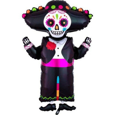 34" Day of the Dead Skeleton (5ct) - Premium Party Distribution