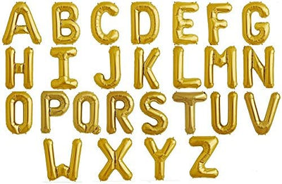 34" Gold Foil Balloon Letters - ConverUSA - Premium Party Distribution