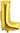 34" Gold Letters Foil Balloon - Party America - Premium Party Distribution